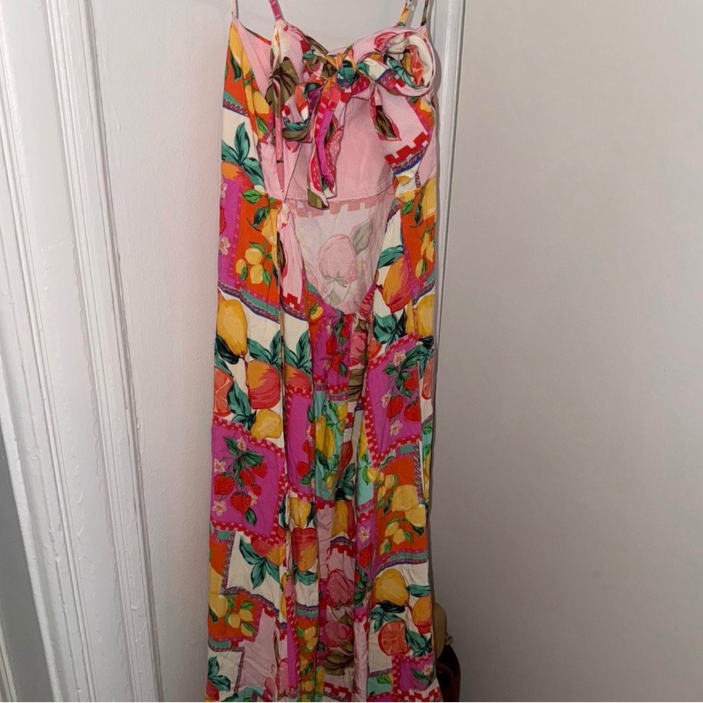 Anthropology’s Bright Floral Maxi Paper Heart Brand Dress - Picture 2 of 3